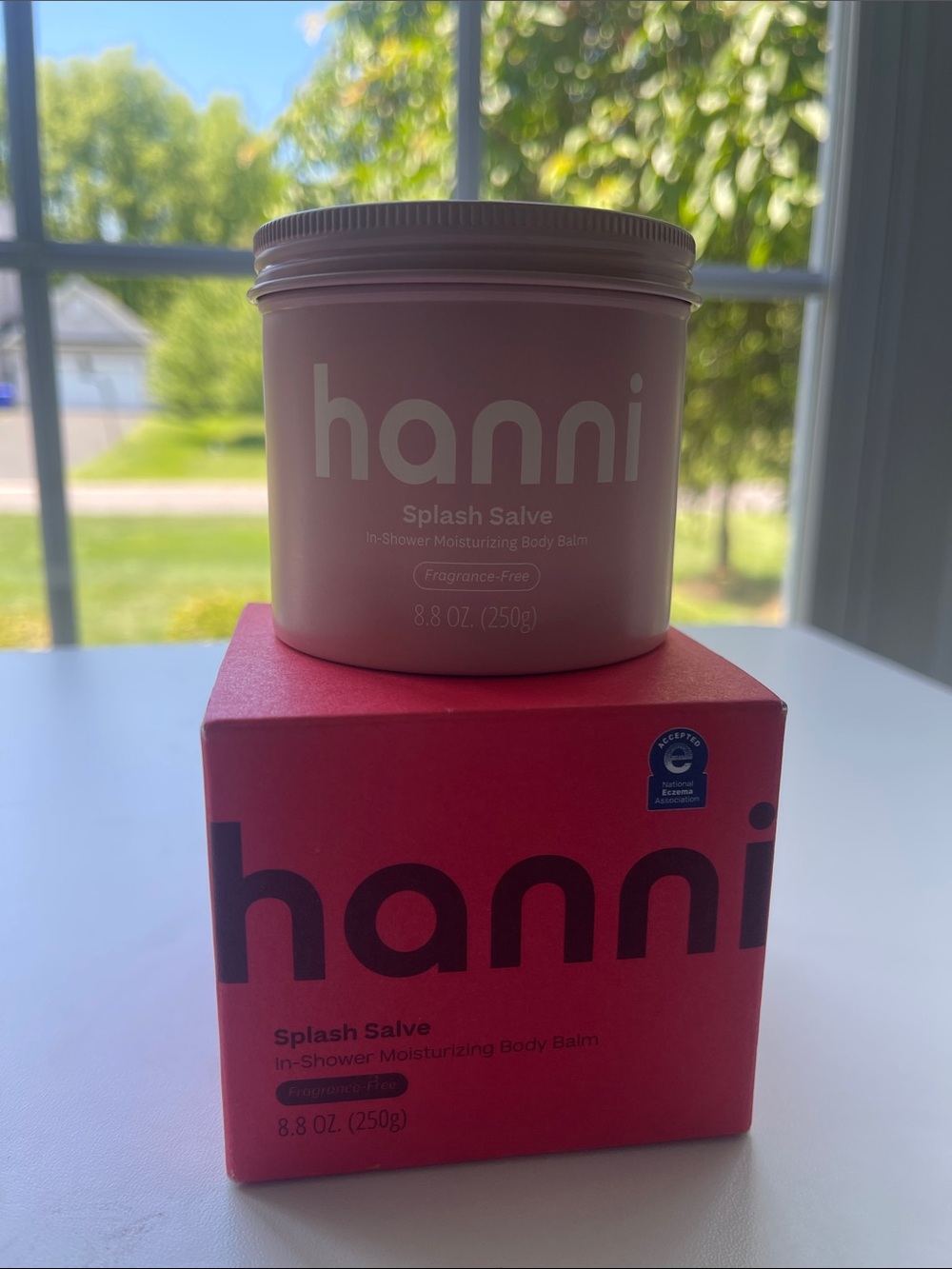 hanni Splash Salve - Pink Jar with Red Box